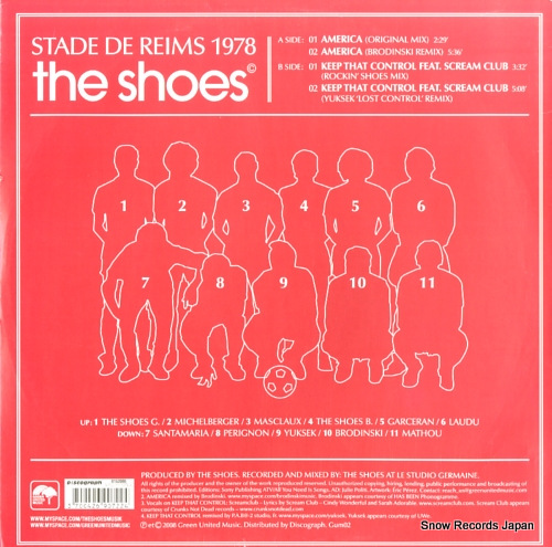 SHOES, THE stade de reims 1978 GUM02