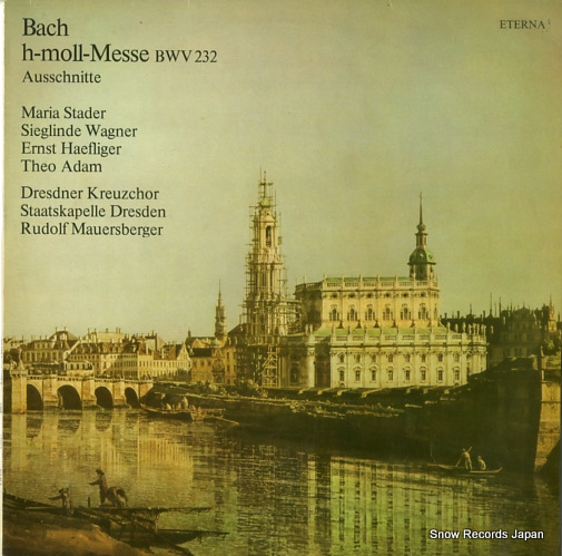 ルドルフ・マウエルスベルガー bach; messe h-moll bwv232 825925