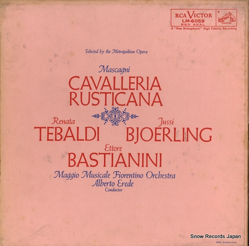 ٥ȡ졼 mascagni; cavalleria rusticana LM-6059