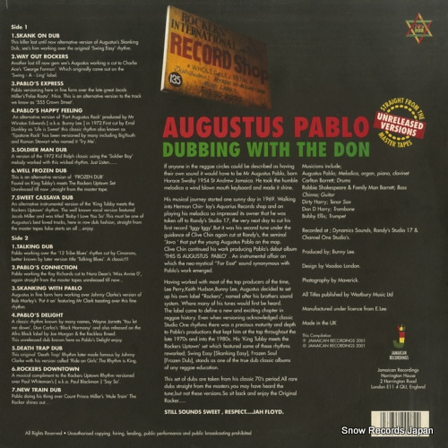 PABLO, AUGUSTUS dubbing with the don JRLP002