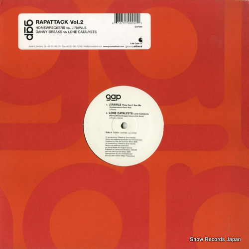 J. RAWLS / LONE CATALYSTS rapattack vol.2 GAP090