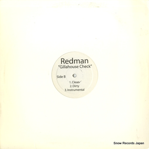 REDMAN gillahouse check GILLA-RED