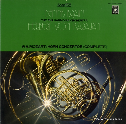BRAIN, DENNIS mozart; horn concertos (complete) EAC-70137