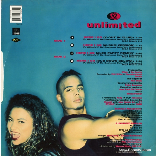 2 UNLIMITED here i go PWLT317