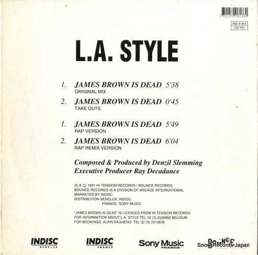L.A. STYLE james brown is dead IND618.6