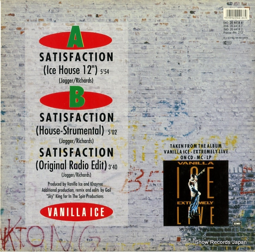 ICE, VANILLA satisfaction 0602044186