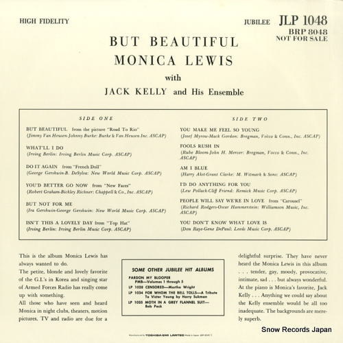 LEWIS, MONICA but beautiful BPR-8048