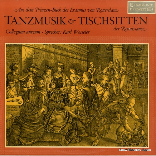 COLLEGIUM AUREUM tanzmusik & tischsitten der renaissance HWS316101