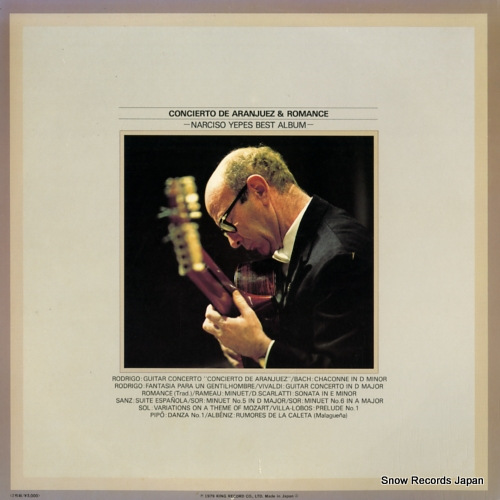 YEPES, NARCISO concierto de aranjuez romance SOL9041