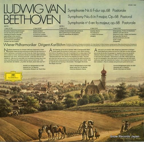 BOHM, KARL beethoven; symphonie nr.6