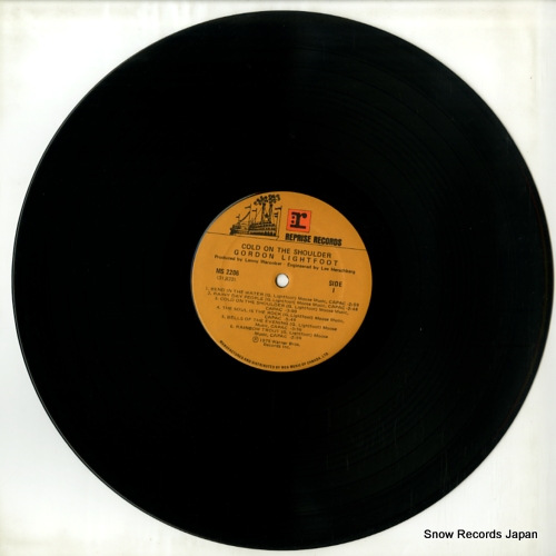 LIGHTFOOT, GORDON cold on the shoulder MS2206