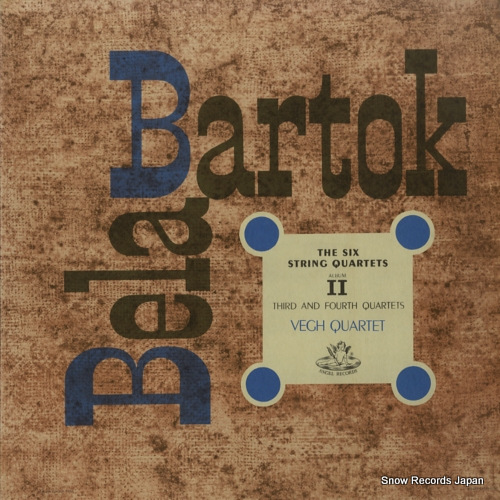 VEGH-QUARTETT bartok; third and fourth quartets ANG.35241