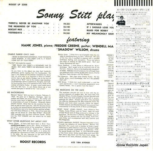STITT, SONNY sonny stitt YW-7805-RO