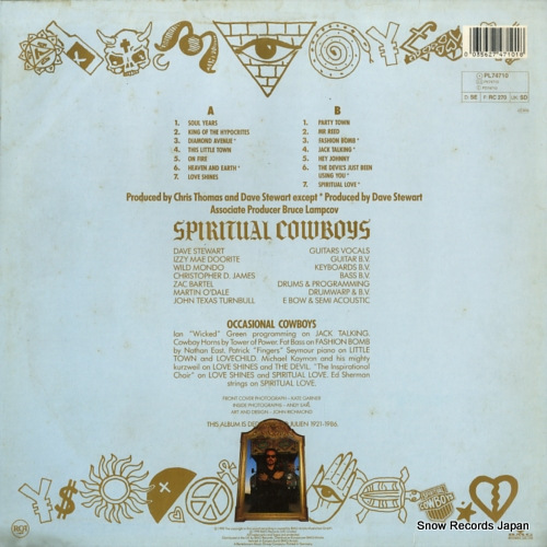 STEWART, DAVE dave stewart and the spiritual cowboys PL74710