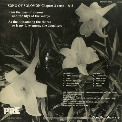 ISAACS, GREGORY the lonely lover PREX1