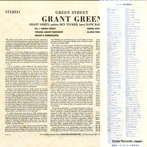 GREEN, GRANT green street GXK8114