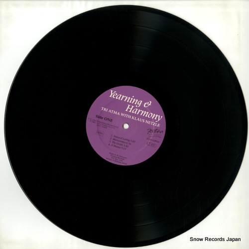 ATMA, TRI, AND KLAUS NETZLE yearning & harmony FOR-LP016