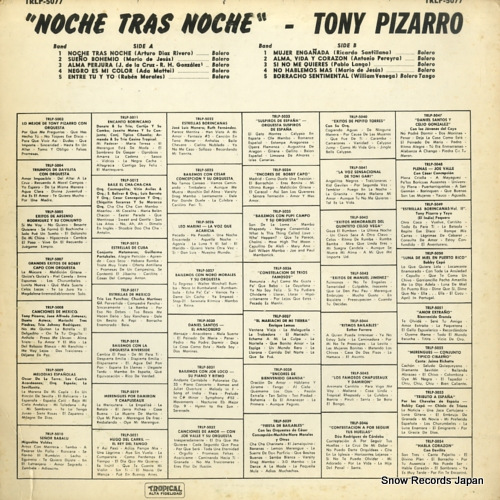 PIZARRO, TONY noche tras noche TRLP-5077