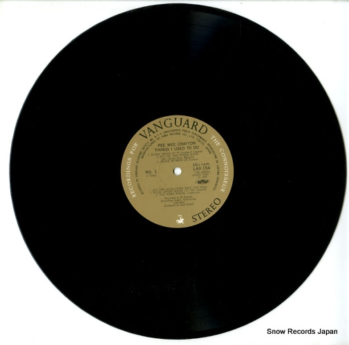 CRAYTON, PEE WEE things i used to do LAX-154