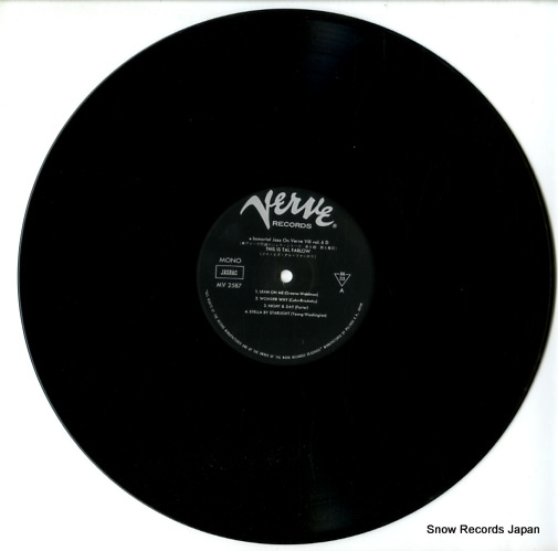 FARLOW, TAL this is tal farlow MV-2587