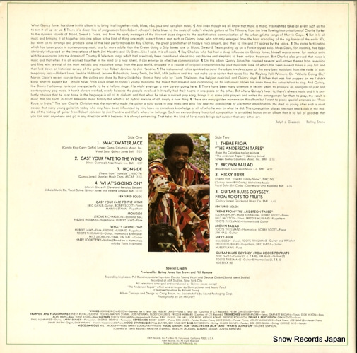 JONES, QUINCY smackwater jack AMP-7017