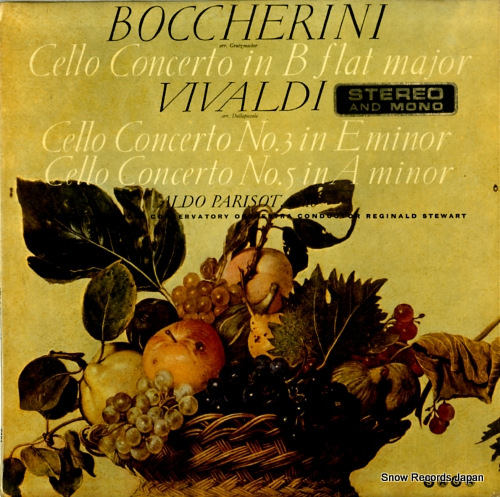 PARISOT, ALDO boccherini / vivaldi; cello concertos STXID5258