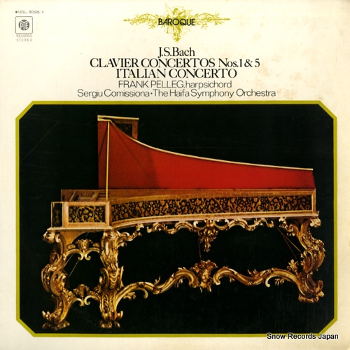 PELLEG, FRANK bach; clavier concertos nos.1 & 5 UDL-3095-Y