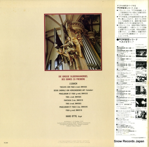 OTTO, HANS die grosse silberma nnorgel des domes zu freiberg OX-7184-ND