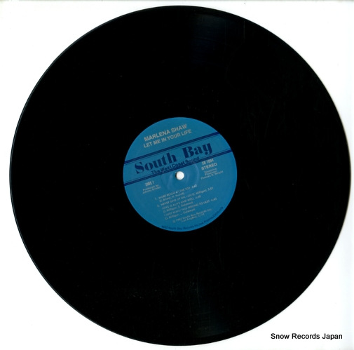 SHAW, MARLENA let me in your life SB1004