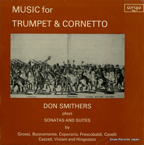 ドン・スミサーズ music for trumpet & cornetto ZRG601