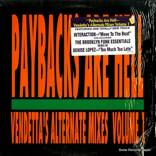 V/A paybacks are hell vendetta's alternate mixes volume 1 SP-12600