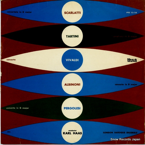 カール・ハース the london baroque ensemble PYE12-16