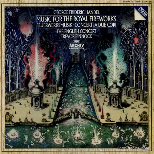 トレヴァー・ピノック hendell; music for the royal fireworks / concerti a due cori 415129-1