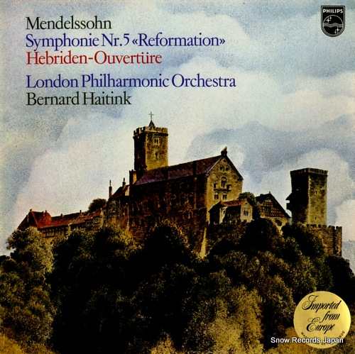 �٥�ʥ�ȡ��ϥ��ƥ��� mendelssohn; symphonie no.5 reformation hebriden-ouverture 9500713