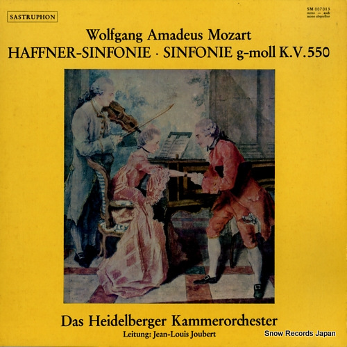 ������륤������١��� mozart; haffner sinfonie / sinfonie g moll kv 550 SM007013