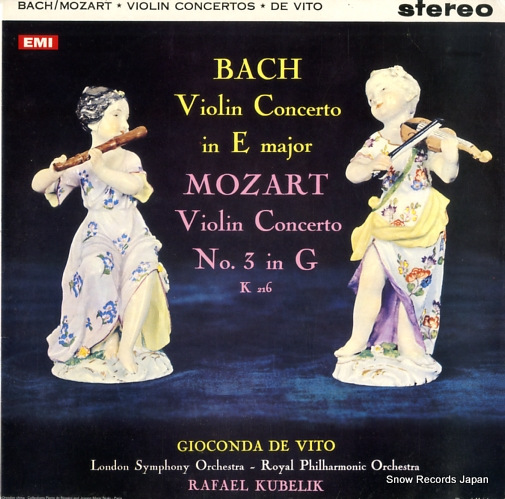 ラファエル・クーベリック bach / mozart; violin concert in e major / no.3 in g k216 ASD429
