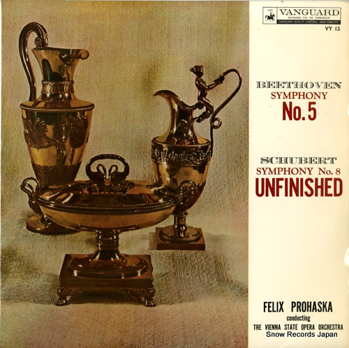 �ե���å������ץ��ϥ��� beethoven / schubert; symphony no.5 / symphony no.8 unfinished VY13