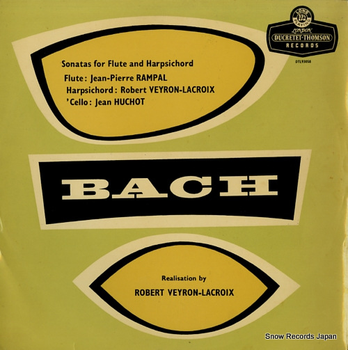 ������ԥ����롦���ѥ롿���١��롦�����������饯���� bach; sonatas for flute and harpsichord DTL93058