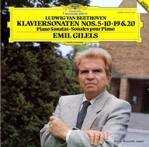 ���ߡ��롦����ꥹ beethoven; klaviersonaten no.5.10.19 & 20 419172-1