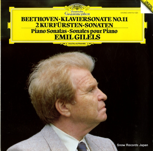 ���ߡ��롦����ꥹ beethoven; klaviersonaten nr.11 / 2 kurfursten-sonaten 419173-1