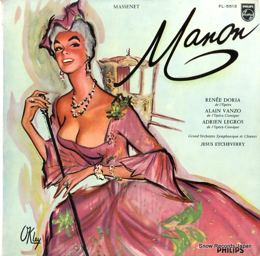 ジェジュ・エチェベリー 「歌劇 ”マノン”(マスネー)」 FL-5512