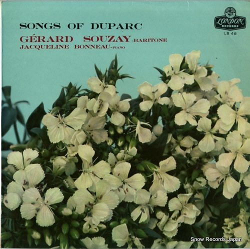 ジェラール・スゼー/ジャクリーヌ・ボノー デュパルク歌曲集 LB48
