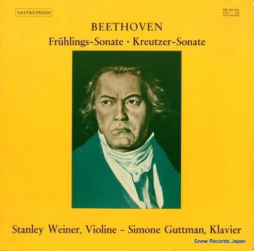 ������꡼���������ʡ� beethoven; fruhlings-sonate / kreutzer-sonate SM007026