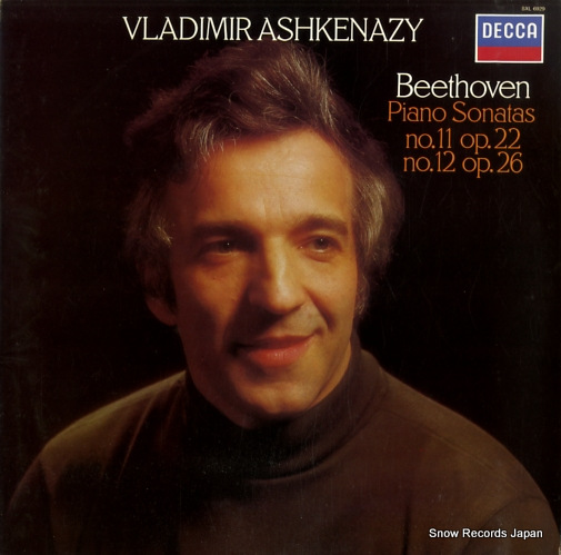 ヴラディーミル・アシュケナージ beethoven; piano sonatas SXL6929