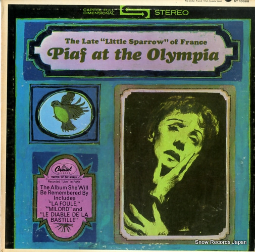 エディット・ピアフ plaf at the olympia ST10368