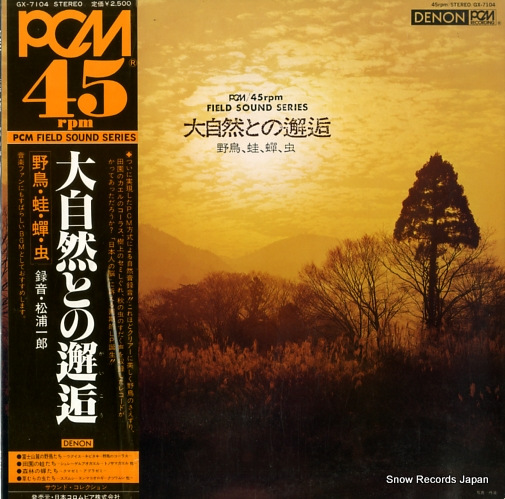 NO ARTIST �缫���Ȥ������Ļ�������桦�� GX-7104