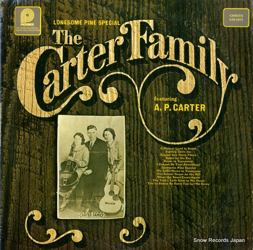 A.P.カーター the carter family lonesome opine special CAS-2473