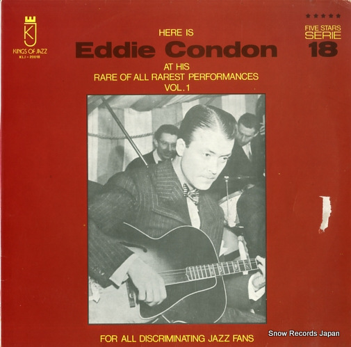 ���ǥ�������ɥ� here is eddie condon at his rare of all rarest performances vol.1 KLJ-20018