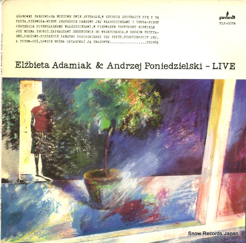 ���른��ӥ����������ߥ㥯������ɡ����󥸥������ݥ˥������륹�� elzbieta adamiak and andrzej poniedzielski live PLP-0078