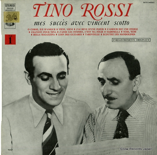 �ƥ��Ρ����å� mes succes avec vincent scotto vol.1 SCTX340.507